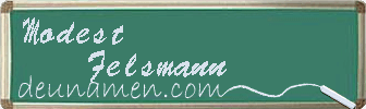 Modest Felsmann Visitenkarte